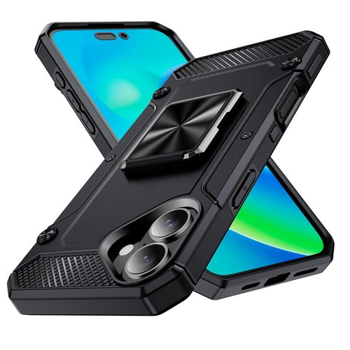 Coque Rigide Pour iPhone 16 Pro Max 15 14 13 12 Hybride Support Antichoc Cover - Zdjęcie 13 z 20