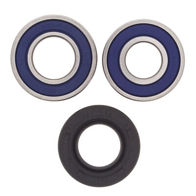 Caltric Front Wheel Bearing & Seal Kit – Fits Kawasaki Bayou 220 KLF220 2002 – Chrome Plated – 90-Day Warranty