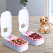 Automatic Pet Dog Cat Feeder Self Feeding Meal Bowl Food Dispenser Timer puppy?