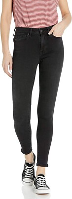 Goodthreads Skinny Jeans Damen Hose Mid-Rise Cropped Anthrazit Größe 29W