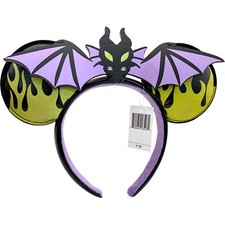 Maleficent Dragon EAR Disney-Parks Sleeping Beauty Minnie Mouse Ear Headband