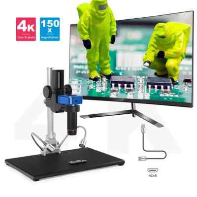True 4K UHD Electron Microscope Industrial Camera Electronic Magnifier