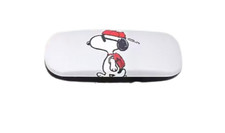 New Snoopy Peanuts RED Hat Gray Glasses Case Hard Protector Sunglasses Storage