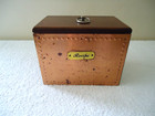 Vintage Wooden Recipe Box With Some Labels " Great Rare Collectible Item " — photo 2