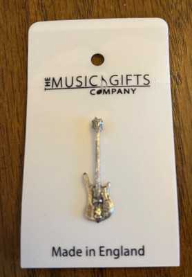 Super Preis Bassgitarre Zinn Pin Anstecker (UVP £14:99) + kostenloser Download Album.