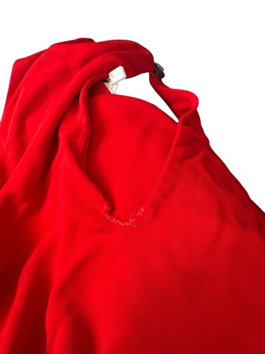 CUE Scarlet One Shoulder Dress | Red, Stretch Jersey, Sz 8, Gathered, Maxi/Midi - Picture 7 of 7