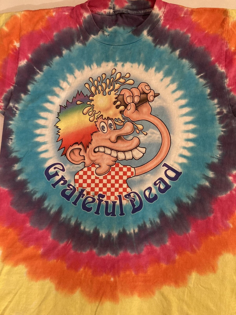 Grateful Dead EU72 / Tour Tシャツ / M Vintage Grateful Dead Tie Dye T-Shirt Ice Cream Kid Europe 72 Tour