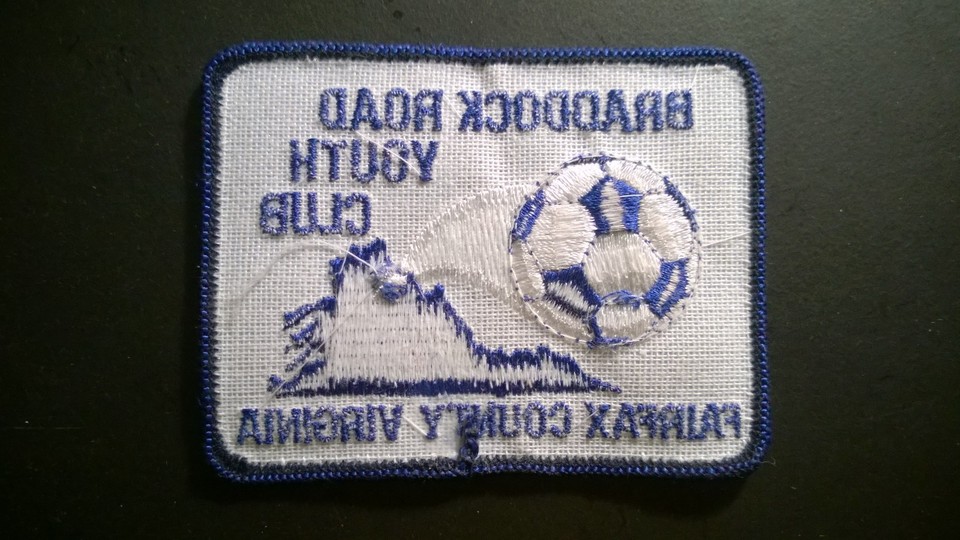 VINTAGE SOCCER CLUBS USA "BRADDOCK ROAD YOUTH CLUB " VIRGINIA PATCH