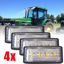 4x LED Obere Kabine Licht Lampe Scheinwerfer Für John Deere Traktor 4040 4240