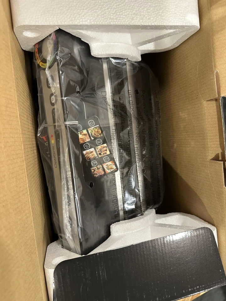 T-fal GC7 Opti-Grill Parrilla Eléctrica Interior Sensor Automático OptiGrill Foto 3 de 4