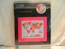 C-25 NEW ARTISTE BY ZWEIGART COUNTED CROSS-STITCH KIT  WATERCOLOR WORLD  