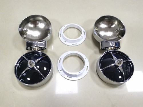 L&R Turn Signal Light Housing Smoke Lens Cover For Harley Heritage Softail FLST - Picture 6 of 6