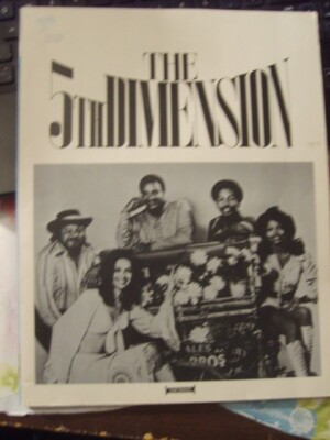 THE 5th DIMENSION~NICHION ARTIST SERIES~'72 SHEET MUSIC/LYRIC BOOK~JAPAN/ENGLISH