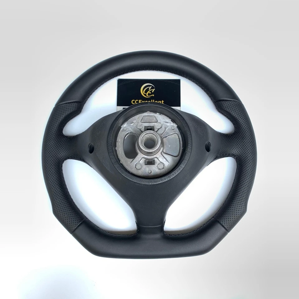 Volante de cuero de 3 radios 96-04 para Porsche 986 Boxster 996 993 Carrera 911 Foto 4 de 4