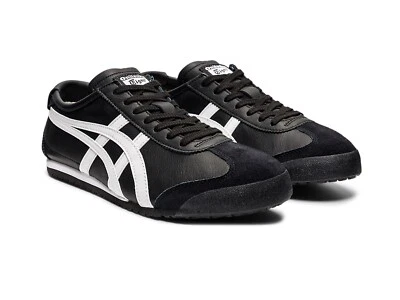 Authentic Onitsuka Tiger MEXICO 66 1183C102 001 BLACK WHITE | eBay
