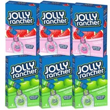 Jolly Rancher Singles To Go, 3 Watermelon 3 Green Apple