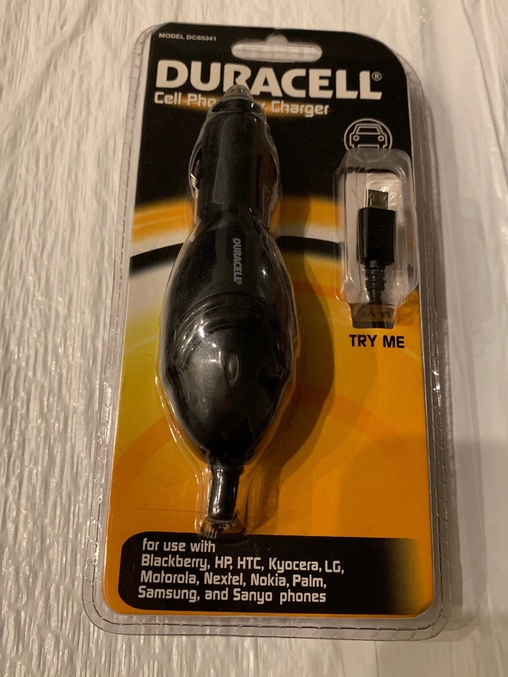 Cargador Coche Teléfono Celular Duracell para Dispositivos Micro USB Foto 2 de 4