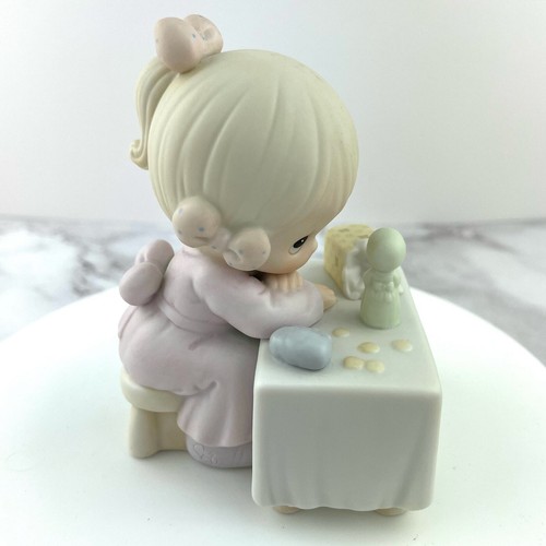 Precious Moments My Happiness 1989 Vintage Porcelain Enesco Figurine C0010 - Picture 8 of 12
