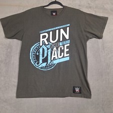 WWE shirt AJ Styles Run the Place tee mens large pro wrestling