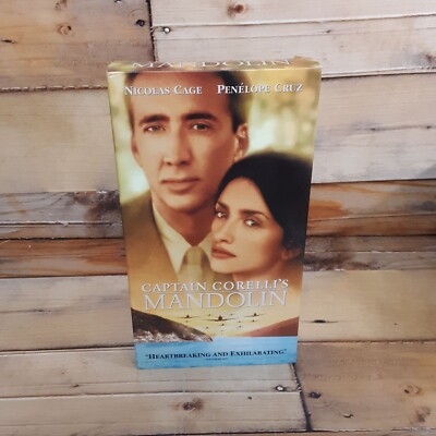 Captain Corelli's Mandolin VHS VCR Tape Used Nicolas Cage