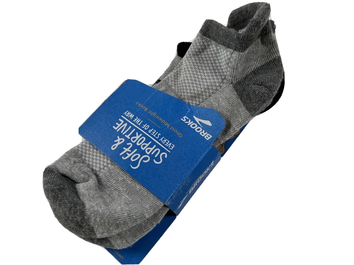 Brooks Soft Supportive Ghost Midweight Socks 2 Pack Unisex