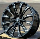 New Listing24' inch Sierra Fr203 Wheels Yukon Black Milled Silverado Tahoe Escalade Chevy