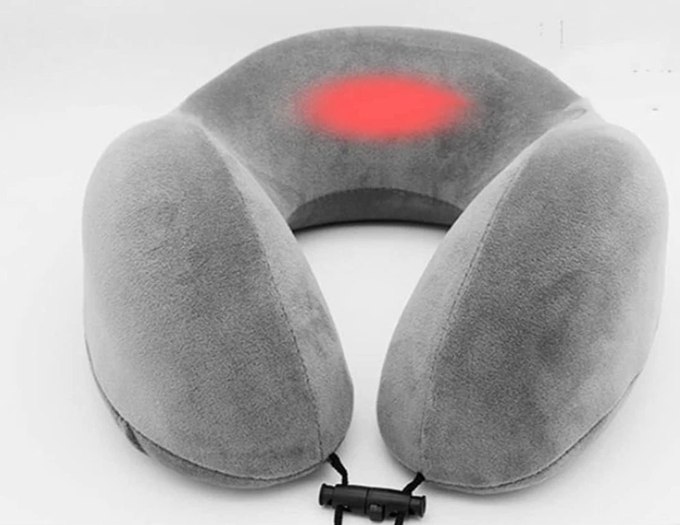 Memory Foam Travel Pillow with Eye Mask & Ear Plugs for Comfortable Sleep