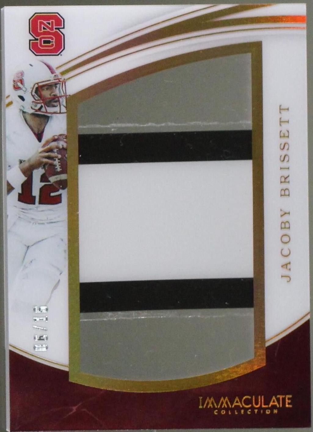 2016 Panini Immaculate Collection Collegiate - Collegiate Helmet Jacoby ...