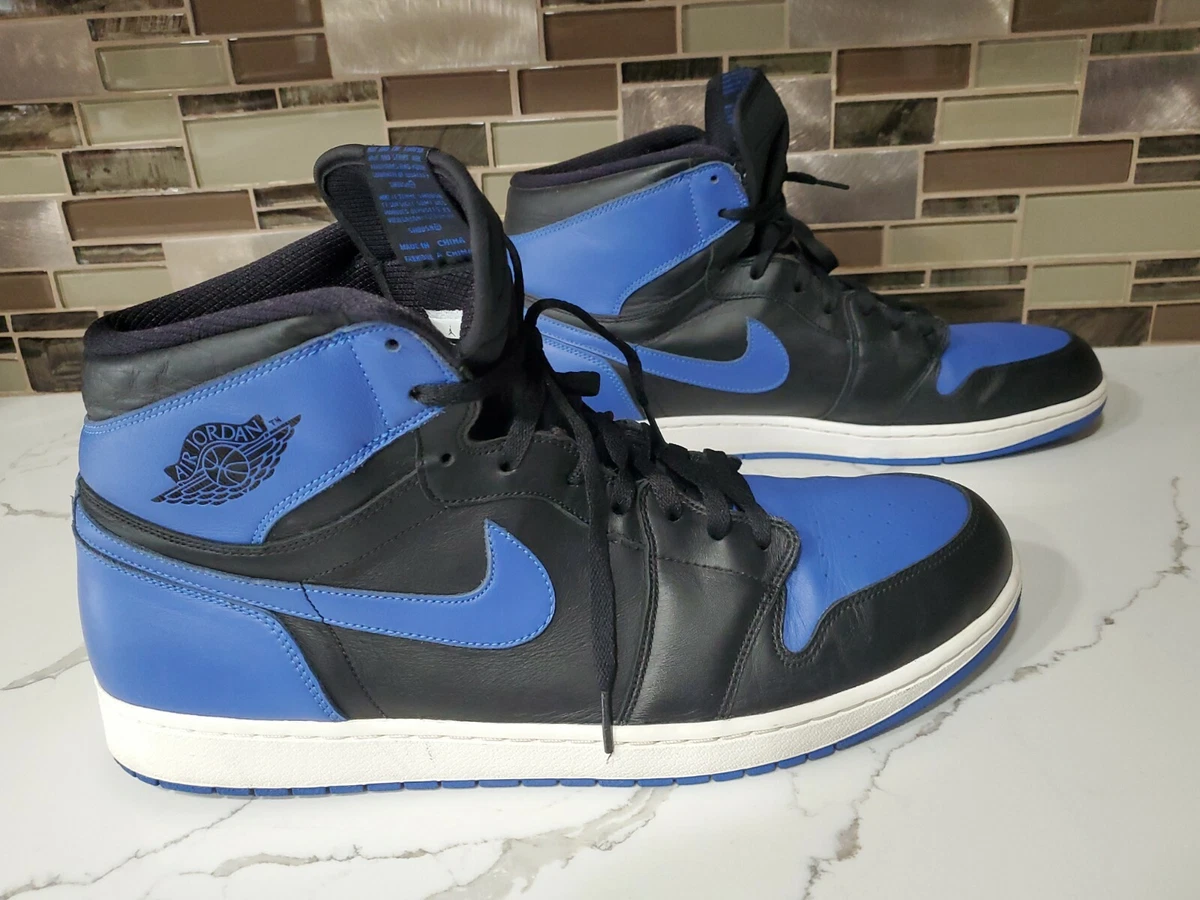 Nike Air Jordan 1 Retro High OG Royal 2012 Size 18 Blue White Black