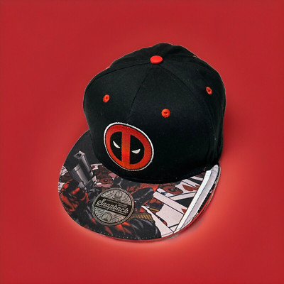 MARVEL DEADPOOL Men's Hat, Cap ADJUSTABLE Snapback -One Size Fits Most- NEW