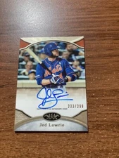 2020 Topps Tier One Prime Performers Autograph  /299 Jed Lowrie #PPA-JL