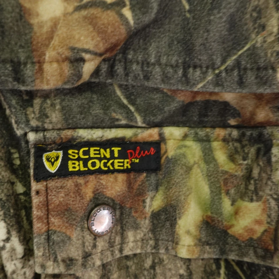 Scent Blocker Plus Frontier Jacket Medium Brown Hunting Camo Mossy Oak Break Up - Image 4 of 4