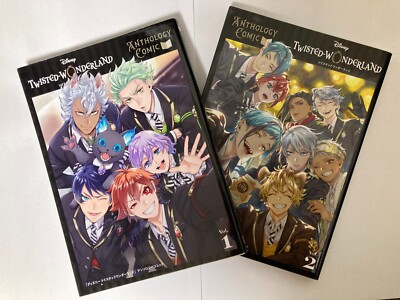 Disney Twisted-Wonderland Anthology Comic Vol.1-2 set Manga