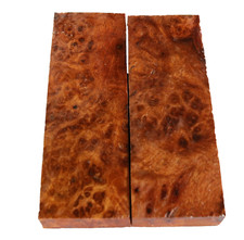 Amboyna Burl Exotic Wood Knife Handle Scales 45 131 16 mm 531