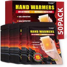 Hand Warmers Disposable - Up to 15 Hours of Heat - Super Long Lasting - 50 Pack