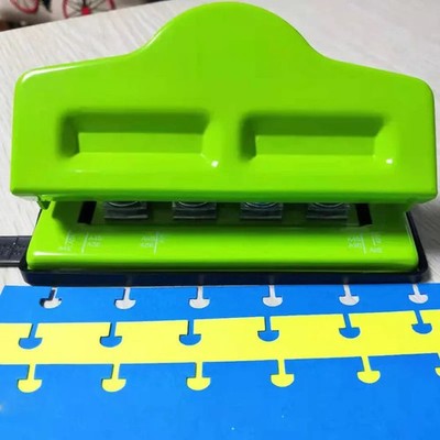 Verstellbarer 4-Loch Puncher Papierlocher Disc-Binding A4 A5 A6