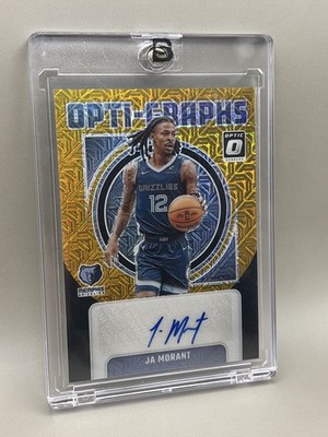 2024-25 Panini Donruss Optic - Opti-Graphs Ja Morant #OG-JAM Choice Black...