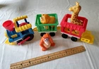 5 Vintage 1990's Fisher-Price Little People Circus Train with Animals +1!