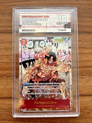 OP02-013 Portgas.D.Ace Manga Paramount War ACE 10 One Piece Card Game (NOT PRB)