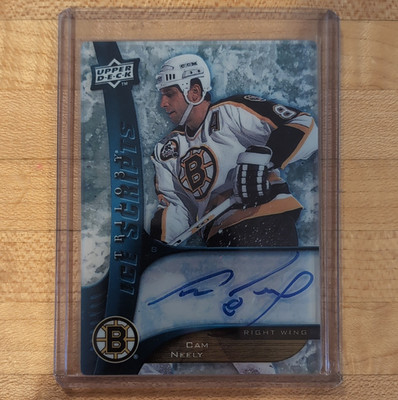 Upper Deck 2009-10 Trilogy Ice Scripts Cam Neely Auto IS-CN Boston Bruins