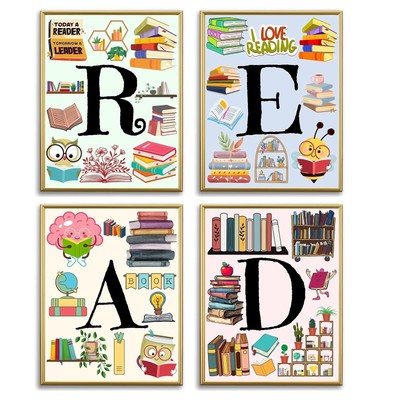 Reading Posters for Classroom Reading Corner Decor,Reading Strategies Posters...
