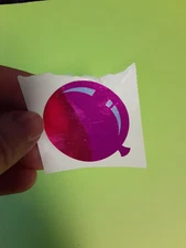 vintage 80's hambly studios mylar balloon sticker module