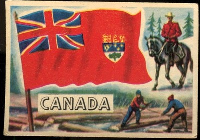 Trade Card, A&BC Chewing Gum, FLAGS OF THE WORLD, 1959, Std, Canada, #19