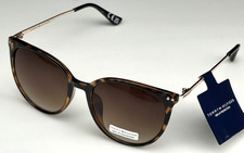 Tommy Hilfiger BELLATRIX WP Women's Tortoise Frame Brown Lens Sunglasses NEW
