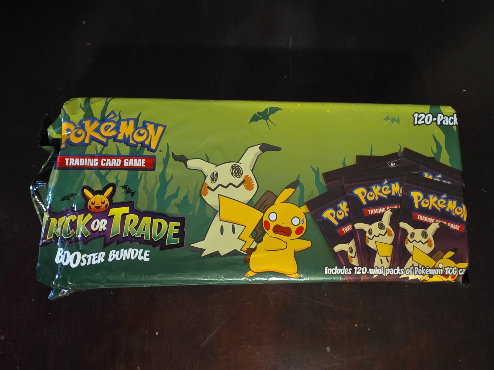 120 Nuevos Paquetes Pokemon Halloween Truco o Comercio Booster 3 Cartas por Pack