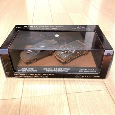 AUTOart 1/43 Mad Max 2 Interceptor & Enemy Car Muddy 2 Car Set Special Edition