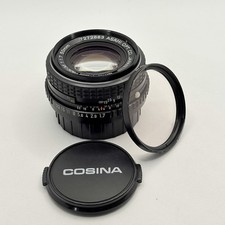 Pentax 50mm f/2 M SMC Prime Lens, Pentax K PK Mount, Caps & 49mm Skylight Filter