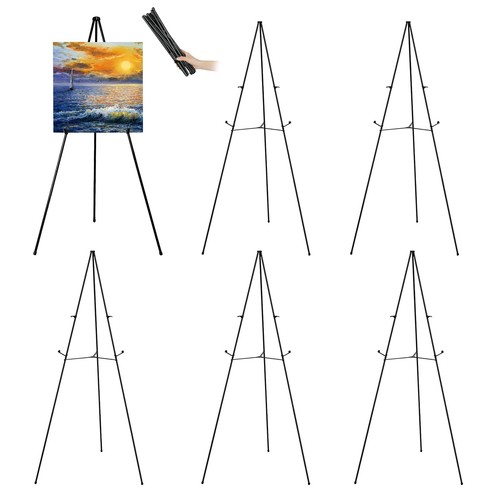 63" Tall Display Easel Stand for Wedding Sign Poster, Foldable and ...