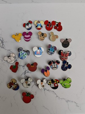 Disney Mickey Mouse HEAD Only Pins Lot 25 Konvolut WDW Trading Pins 