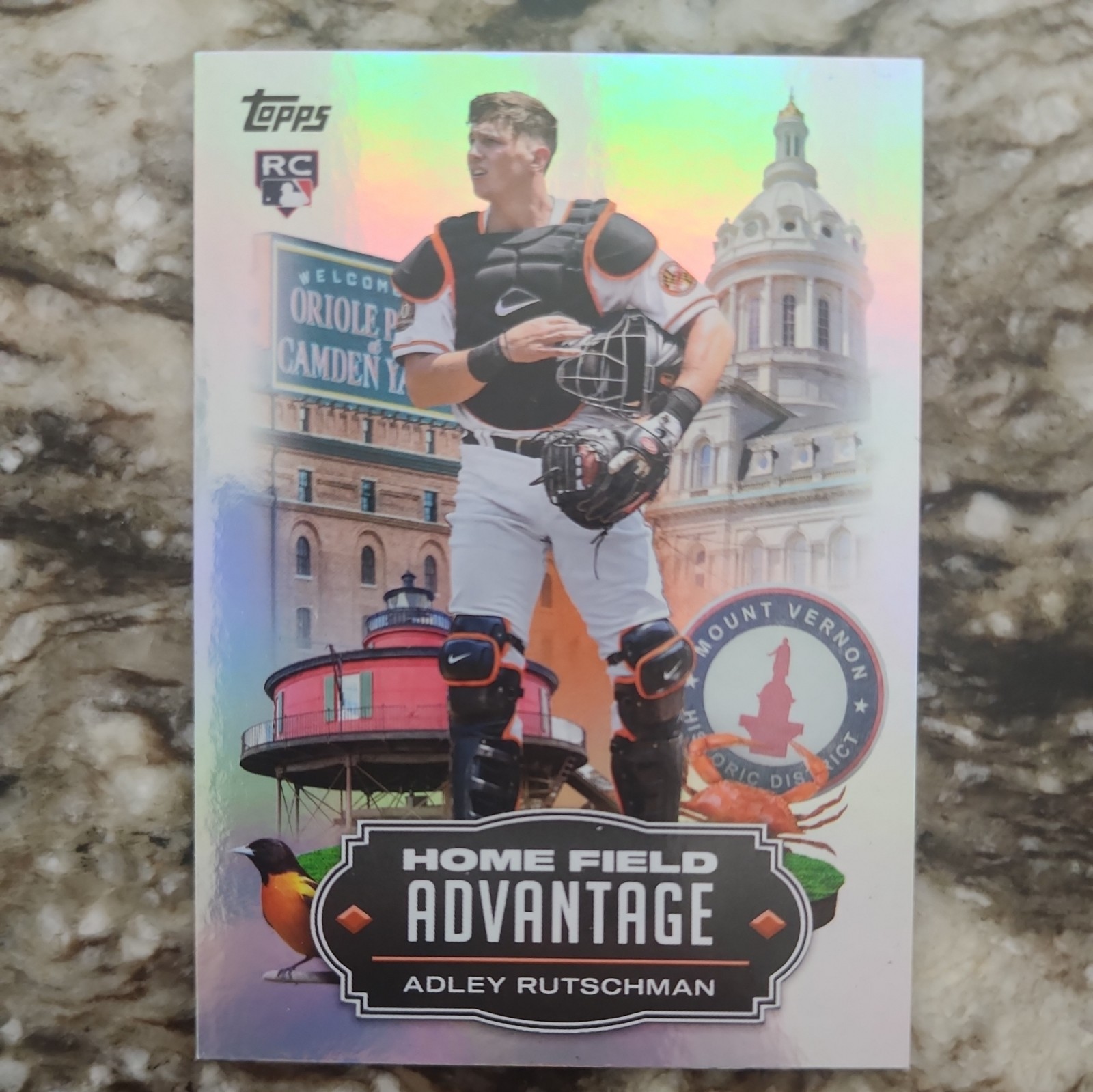 2023 Topps Series 1 - Home Field Advantage Adley Rutschman #HA-8 Rookie (RC)